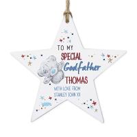 Personalised Me to You Godfather Wooden Star Decoration Extra Image 1 Preview